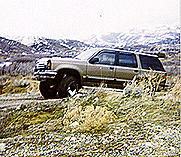 Explorer in the mountains