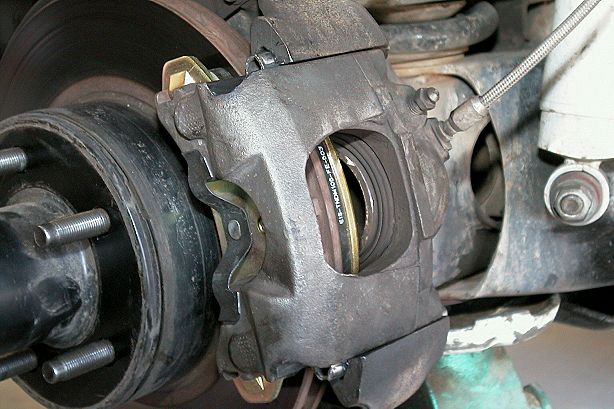Front brake pads on 1993 ford ranger xlt #6