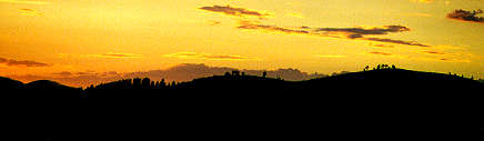 Sunset at the Cinder Hills OHV area