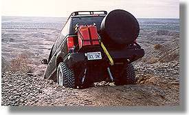 Heading down hill